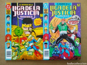 Fumetti: Lote El Regreso de la Liga de la Justicia: Libros 1-2 (Zinco, 1994). Por Dan Jurgens.